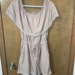 Off the shoulder romper